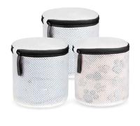 Flintronic Mesh Laundry Bags - 3pcs Bra Wash Bags with Zips for Delicates