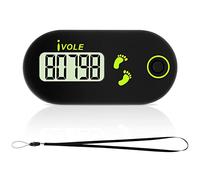 Flintronic Mini 3D Walking Pedometer, Portable Sports Pedometer with Clip Lanyard, Track Steps in Real Time, For Older Kids/Fitness Men/Women/Elders