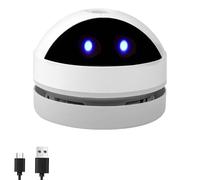 flintronic Mini Desktop Vacuum Cleaner, High Suction Power Dust Cleaner, Portable Wireless USB Rechargeable Table Vacuum Cleaner for Office, Car, PC Keyboard