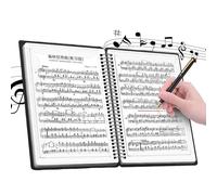 Flintronic Music File Folder A4 60 Pages, Piano Score Mark Clef Sheet, for Modern Concert Choral, Musical Score, Paper, Paintings