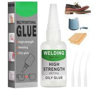 Flintronic Oily Glue, High Strength Universal Super Glue, 1PC 50g | Multifunctional Leak Sealing Welding Glues, Fast Repair Strong Glues Quick Drying for Plastic, Leather, Metal, Wood, Ceramic