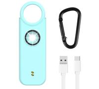Flintronic Personal Safety Alarms for Women, 135DB Personal Security Alarm with LED Strobe Light, Self-Defense Emergency Alarm for Women, Girls, Children and Elderly, Blue