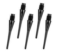 flintronic Plastic Dart Tips, 100 PCS Dart Tip Replacement Tips, 2BA Standard Thread, Soft Dart Tips, Premium Replacement Dart Accessory, Black