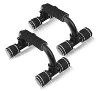 flintronic Push Up Bars, Pushup Stand, Strength Training - Workout Stands, Cushioned Foam Handles Grip, Non-Slip Sturdy Structure Push Up Bars for Men & Women Gym Exercise Equipment Floor Fitness