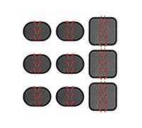 flintronic Replacement Gel Pads 9 PCS Electrodes Pads Updated Electrodes Bo