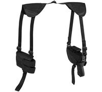 flintronic Shoulder Holster, Concealed Carry Holsters with Adjustable Straps, Tactical Drop Leg Holster with Double Mag Pouch, Quick Mount for Military Games Training Costume Cosplay