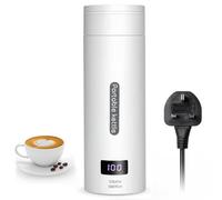 Flintronic Small Electric Travel Kettle, 380ml Portable Kettl, Fast Water Boiler with 4 Variable Presets, LCD Portable Tea, with Auto Shut-Off & Boil Dry Protection, for Baby Milk, Tea, Coffee
