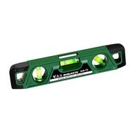 flintronic Spirit Level Magnetic, 230mm Level Tool, with 3 Bubble 45°,90°,180°, Shock Proof Torpedo Level, Lightweight Portable, for Accurate Leveling