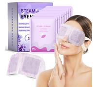Flintronic Steam Eye Mask, 12 Packs Heated Eye Mask, Lavender Self Heating Eye Mask, Disposable Sleep Eye Mask, Moist Hot Compress Eye Patch for Dry Eyes Fatigue, Dark Circles, Puffy Eyes