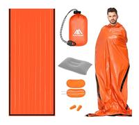 Flintronic Survival Sleeping Bag, Emergency Bivvy Bag, Emergency Rescue Blanket, Rescue Tent, Reusable, Waterproof, Ultralight, Heat-Repellent, Cold Protection, for Outdoor Camping, Hiking