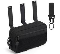 Flintronic Tactical Molle Pouch, Multipurpose Tactical Molle Belt Pouch, EDC Military Tool Molle Pouches with Hook and Loop, Military Belt Pouch for Hiking Hunting Camping