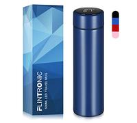 flintronic Travel Mugs, Insulated Water Bottle, 500ml LED Temperature Display Smart Water Cup, Stainless Steel Vacuum Drink Flasks, Hot&Cold Sport Drink Bottle for Cycling, Gym, Home, Office