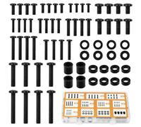 Flintronic Universal TV Mounting Hardware Kit, TV Bracket Screw, 68pcs Mounting Screws Works with TVs Up to 80'', Includes M4, M5, M6, M8 Screws, Spacers & Washers for Most Wall Brackets and Stands
