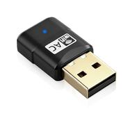 Flintronic Wifi Dongle, 600Mbps USB Wifi Adapter for PC, 802.11AC Mini Wireless Dual Band 2.4Ghz/5GHz Wi-Fi Adapter for PC Desktop/Laptop, Supports Windows 11/10/8/7/Vista/XP, Mac OS X 10.9-10.15