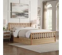 Flintshire Furniture Alyn 5Ft Kingsize Oak Ottoman Bed
