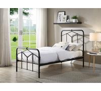 Flintshire Furniture Axton Single 3Ft Black Metal Bed Frame