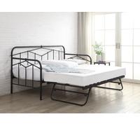 Flintshire Furniture Axton Single 3Ft Day Bed Black Metal Bed Frame