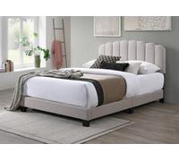 Flintshire Furniture Hope Fabric Bed Frame In Pebble