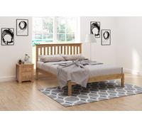 Flintshire Furniture Ltd Gladstone Solid Oak Bed Frame in Brown | Size: Super King Flintshire Furniture Ltd Brown Super King