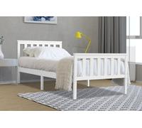 Flintshire Furniture Marnel 3Ft Single White Bed Frame