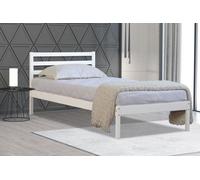 Flintshire Furniture Maxwell 3Ft Single White Bed Frame