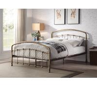 Flintshire Furniture Mostyn King Size 5Ft Antique Bronze Metal Bed Frame