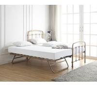 Flintshire Furniture Mostyn Single 3Ft Guest Bed Antique Bronze Metal Bed Frame