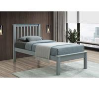 Flintshire Furniture Rossett 3Ft Single Grey Wooden Bed Frame