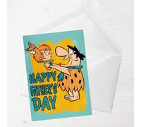 Flintstones Happy Father's Day Greetings Card - Large Card