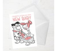 Flintstones New Baby Girl Greetings Card - Giant Card