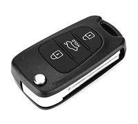 Flip 3 Button Remote Key Fob Case Shell Cover for Rondo Soul - Durable ABS Plastic, Wear - , Easy Replacement