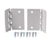 Flip Action Door Lock for Prime-Line U9888 - Reversible Privacy Latch, Child-Safe Screw-Engaged Design, Robust Steel Construction, White Finish