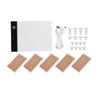 Flip Book Animation Kit with A6 LED Light Pad, Blank Paper, Binding Screws for Drawing, Art Creation