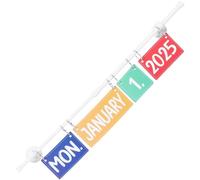 Flip Calendar for Classroom Magnetic Hook Wall Planner Set