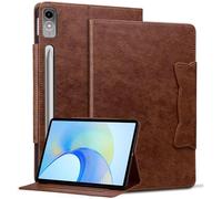 Flip Case for Lenovo Tab P12 12.7 Inch Tablet 2023 Shockproof Premium Leather with S-Pen Holder Cute Cat Magnetic Closure Folio Wallet Cover for Lenovo Tab P12 Tablet 2023 - Brown