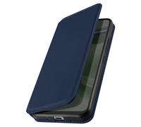 Flip Case for Oppo Reno 4 Magnetic Card Holder and Video Support Navy
