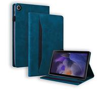 Flip Case for Samsung Galaxy Tab A11+ SM-X230 2025/ A9+ X210 11 Inch, Premium PU Leather Stand Elastic Band Front Pocket Protective Tablet Cover for Galaxy Tab A11+ Plus/A9+, Blue