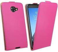Flip Case fr Alcatel Idol 4s (6070K) ALL COLOURS - Shocking Pink