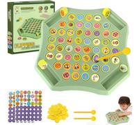 Flip Challenge Game, Memory Matching Game, Kids Memory, And Match,Flip Games Chess Board For Kids/Family Night, Interactive Educational Toy For Children(A)