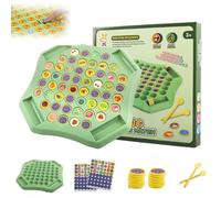Flip Chess Fun Memory Game for Kids and Adults - Educational Matching Board Toy with 52 Animal Fruit Cards, Interactive Family Entertainment, A Smart Large Travel Chessboard(Fruit)