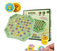 Flip Chess Game Set, Animal Flip Chess Memory Chess Game, Interactive Funny Educational Kids Toys, Fruit Memory Match Game, Easy Matching Board Game for Preschool Learning (Animal)