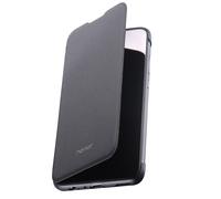 Flip Cover Case for Honor 10 Lite with Rigid Anti-Shock Back Grained Effect