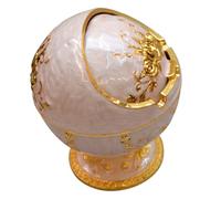 Flip-cover Type Ashtray Golden Alloy Retro Ashtray Decor