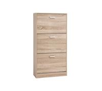 Flip Doors Shoe Cabinet, Beige