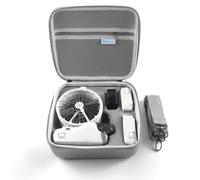 Flip Drone Carrying Case PU Protective Bag - Grey 21.5x20x9.5cm