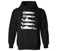 Flip Evolution of The Formula F Car 1 One Pullover Hoodie Black (XL)