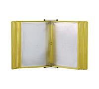 Flip File Organizer For Desk, Wall-Mounted Flip File Holder - Desk Reference Organizer, Wall Mount Reference Organizer, 20Page, A4 Letter-Size For Office, Workshop, Restaurant, A4 Document,F-20Page