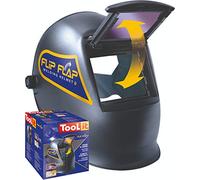 Toolit FLIP-FLAP Welder's Hard Hat Black EN 166/168/175 042513