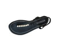 Flip Flops Clearance Women Sandals,Casual Pearl Decoration Thong Sandals Spring Summer Daily Versatile Open Toe Flat Shoes Roman Beach Slippers Ladies Outdoor Washable Non Slip Slides UK Size 3-7.5