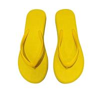 Flip Flops For Women With Comfortable Arch Support Wear Summer Non Bathing Beach Black Cleats Leopard Shoes Plantar Fasciitis Sandals Waterproof Ergonomic Womens Thong Woman Yellow 3.5-4